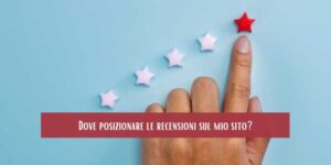 Dove posizionare le recensioni sul mio sito?