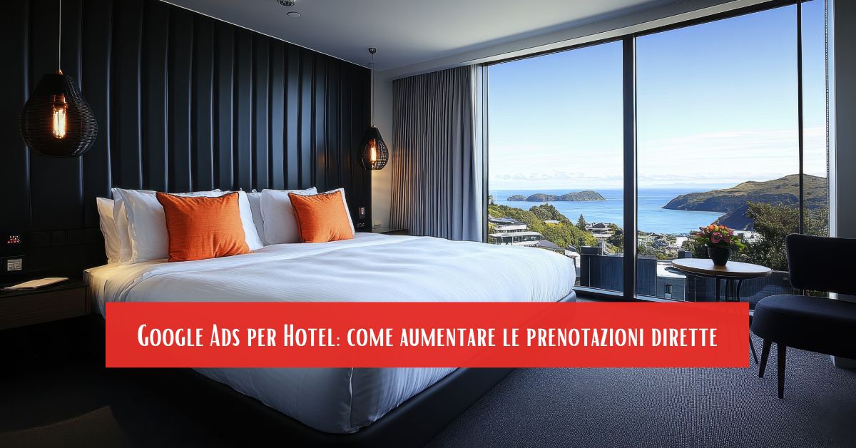 stanza di hotel con vista sul verde