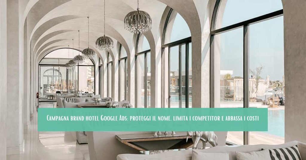 vetrate di un hotel vista mare
